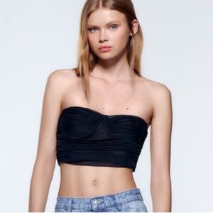 Zara Tulle Top